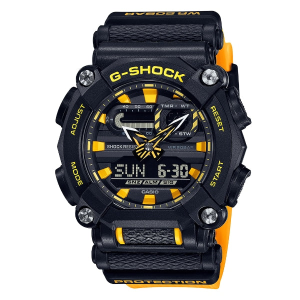 GA-900A-1A9ER G-SHOCK DIG-ANALOGICO NERO ARANCIO