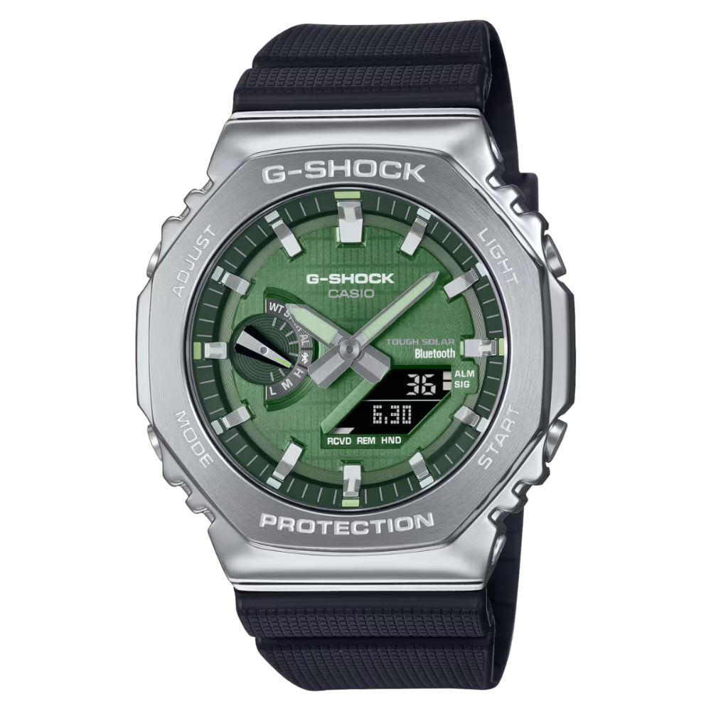 gbm-2100a-1a3er g-shock g-steel watch