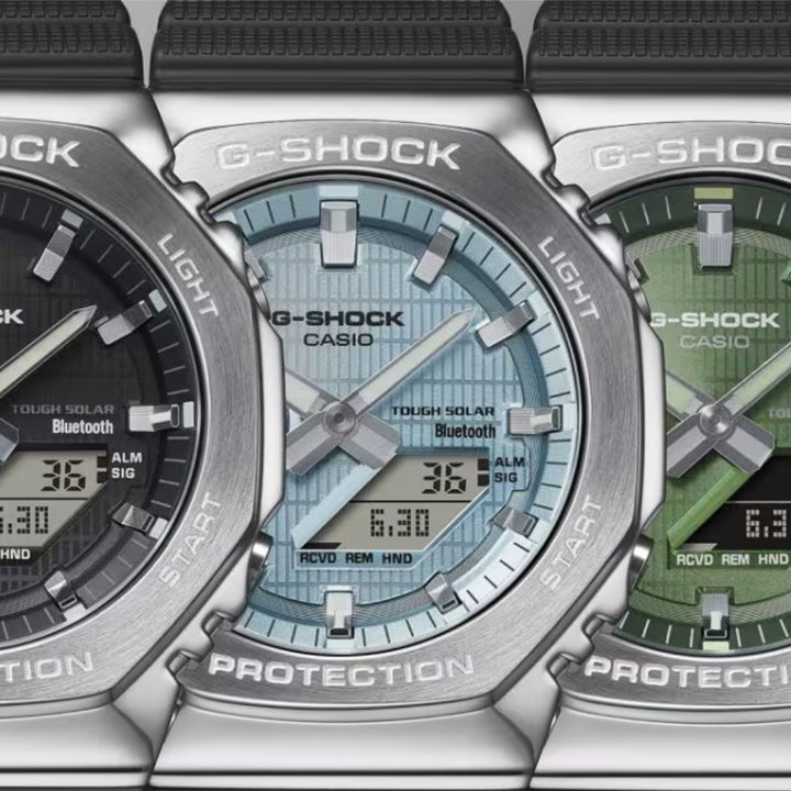gbm-2100a-1a3er g-shock g-steel watch