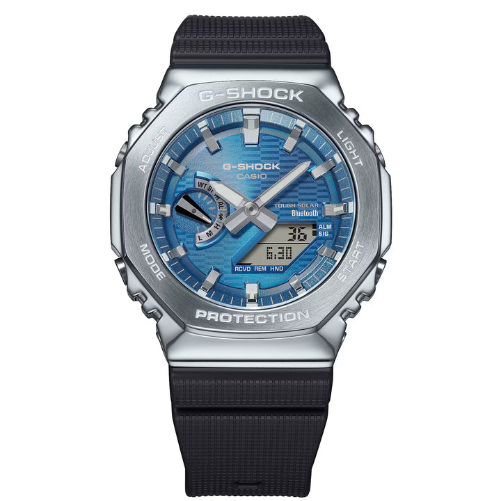 gbm-2100a-2ber g-shock uomo con quadrante blu e ci