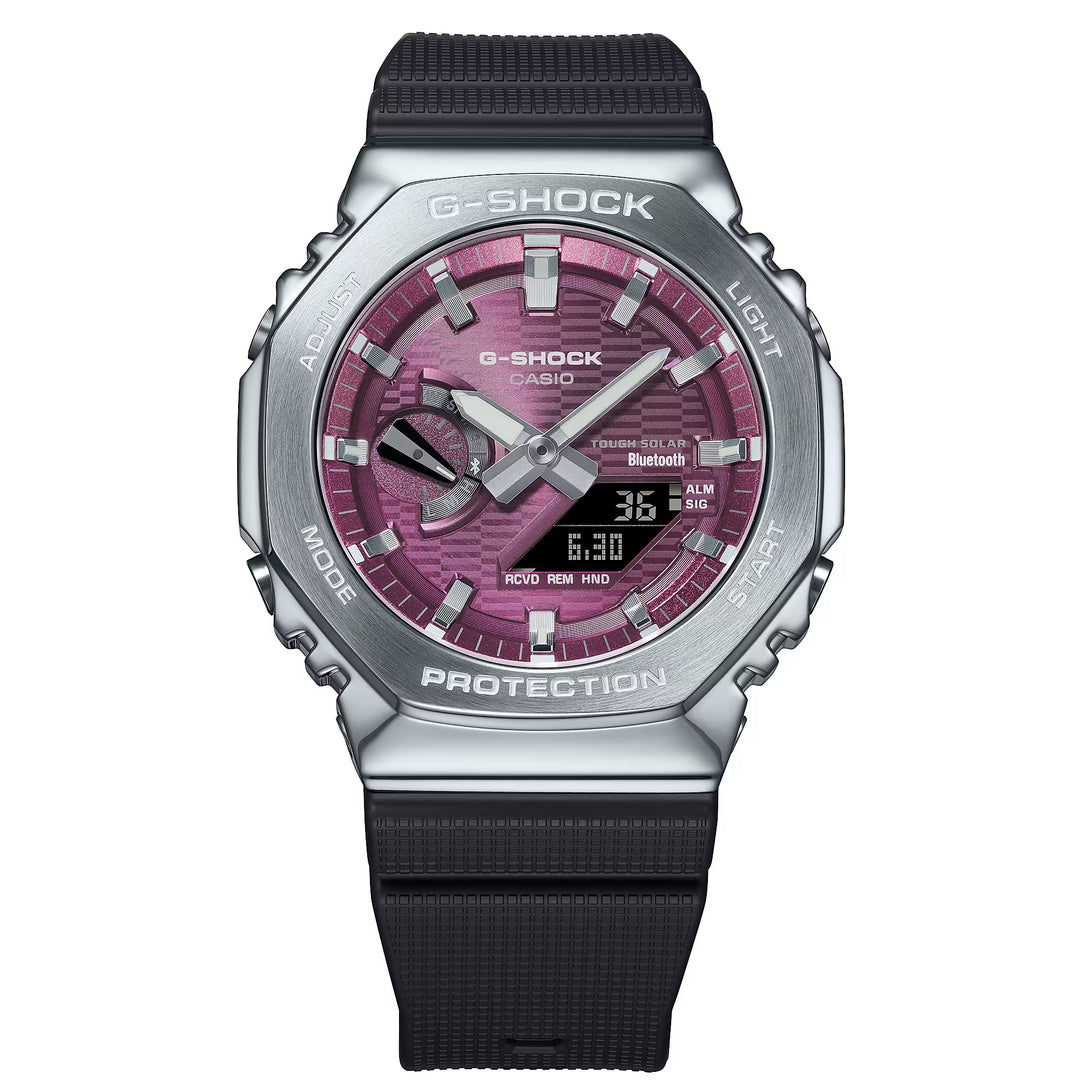 gbm-2100a-4ber g-shock uomo quadrante bordeaux cin