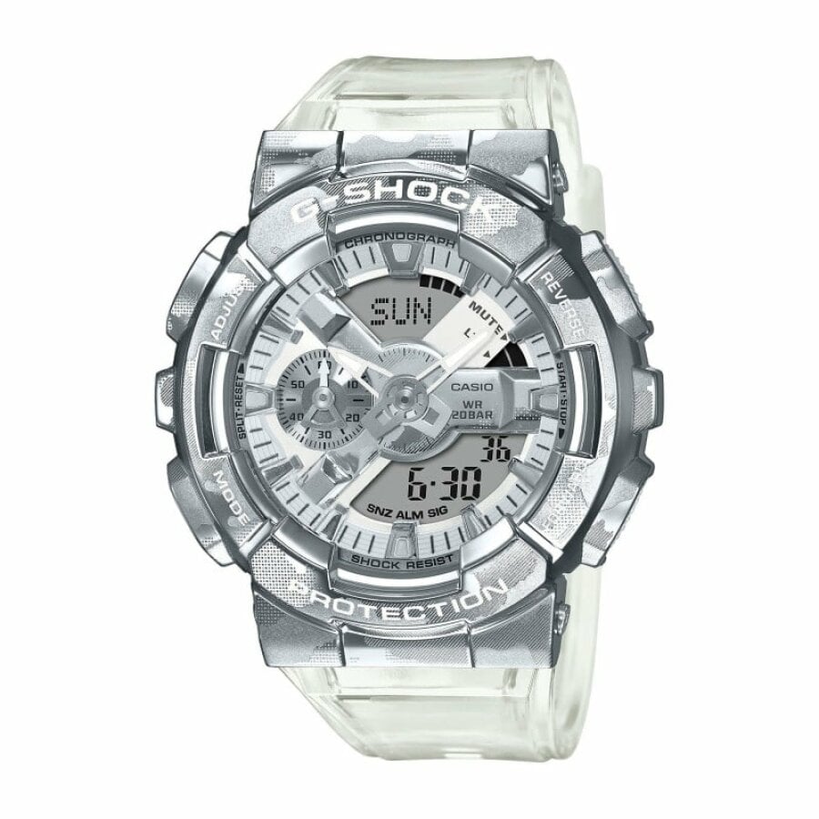 GM-110SCM-1AER G-SHOCK CAMOUFLAGE TRASPARENTE