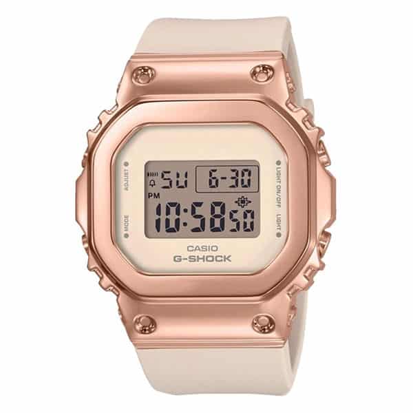 Casio G-Shock Women's GM-S5600PG-4ER Rose Gold Steel