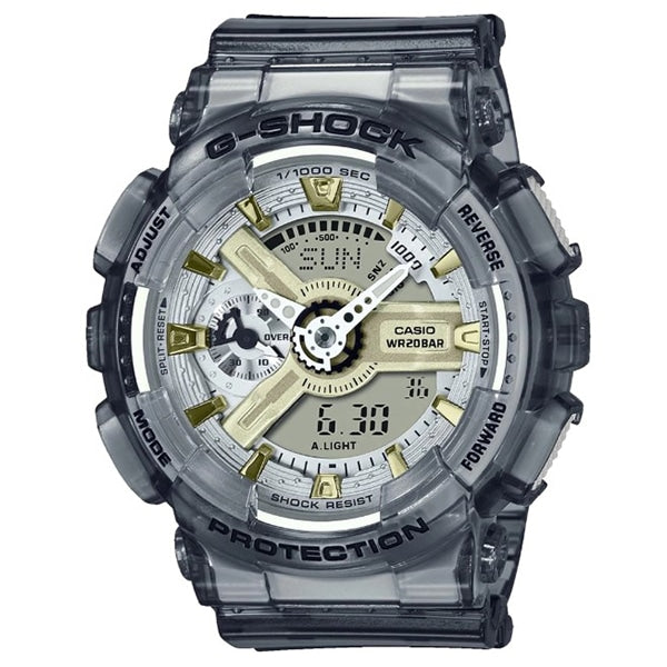 gma-s110gs-8aer g-shock-quadrante bianco con indic