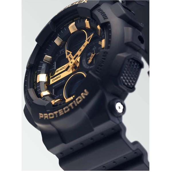 gma-s140m-1aer g-shock black dial with indexes d