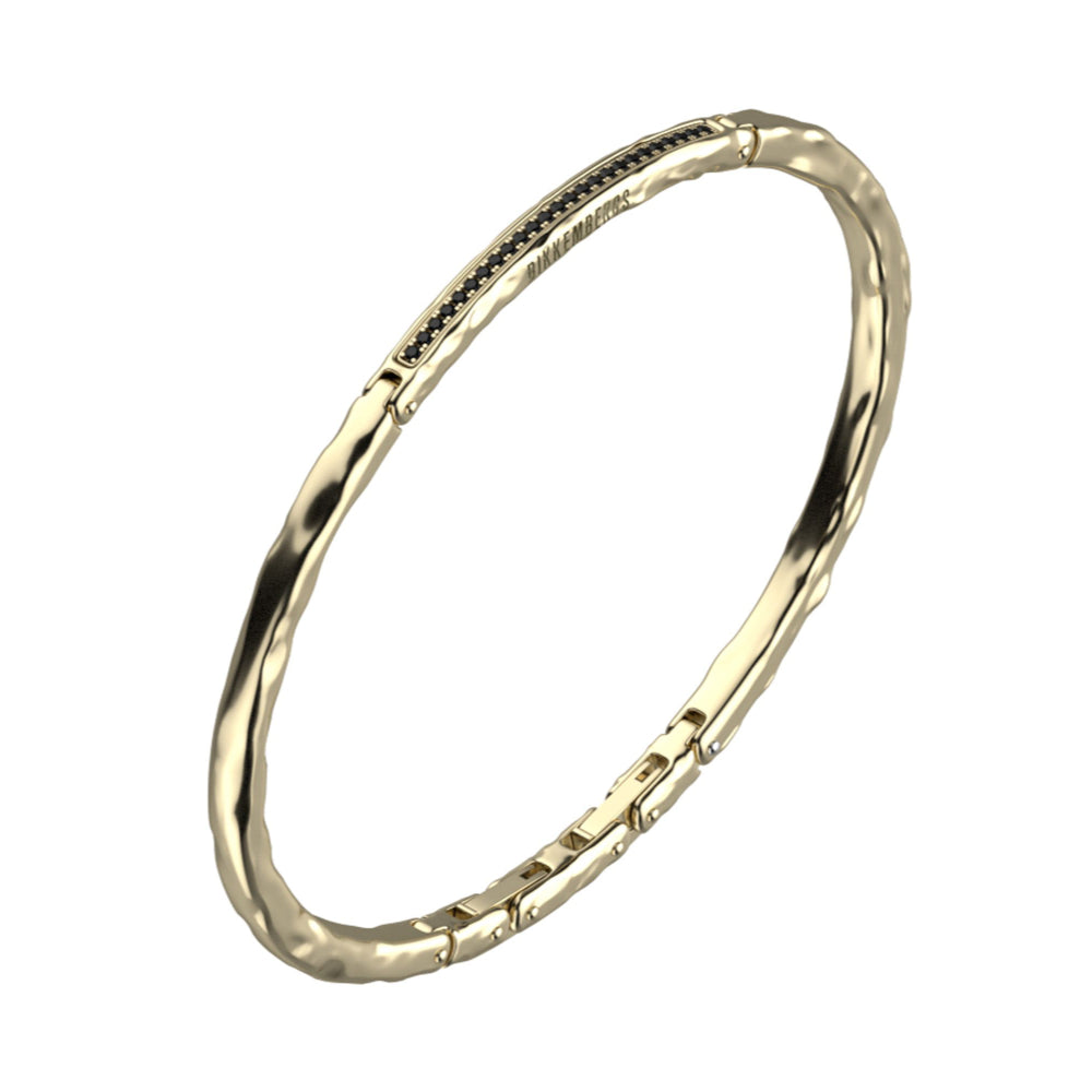 hab11gg Steel bracelet with diamonds