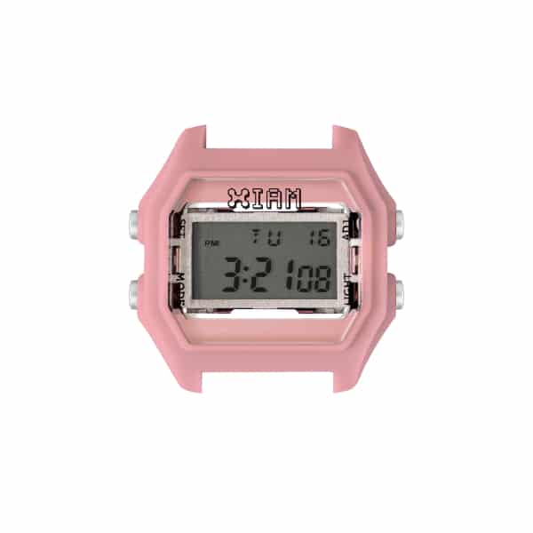 IAM-013 IAM MEDIUM RUBBER ROSE CASE-TRANSP GLASS