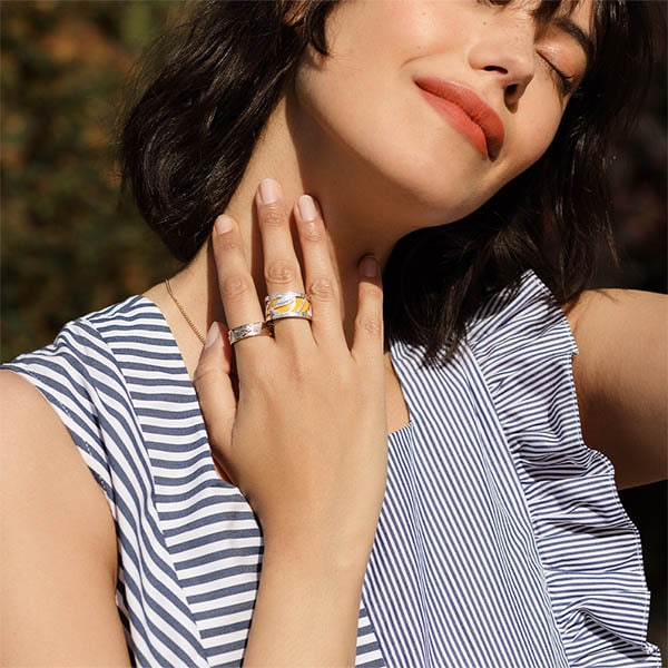 70389570108060 RUBAN 12MM XXL GOLD WITH ZIRGONES