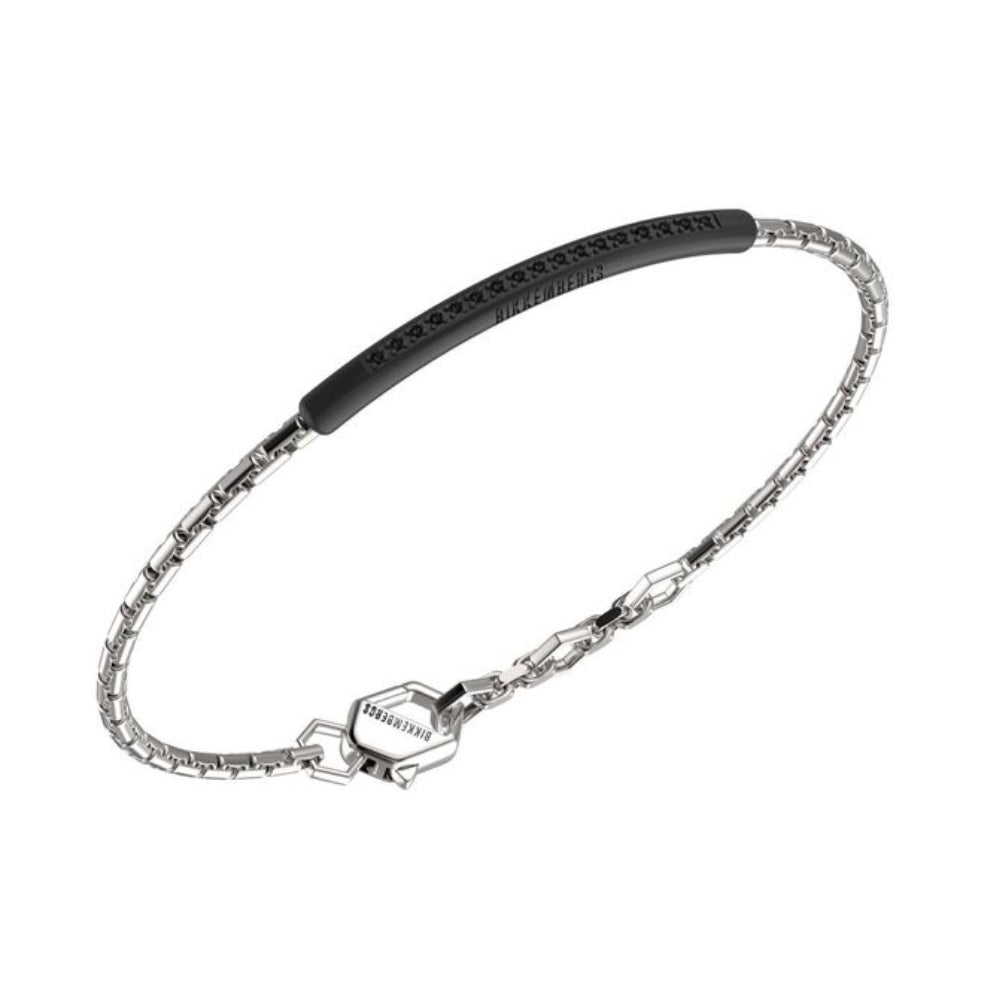 perb21wb Steel bracelet with diamonds