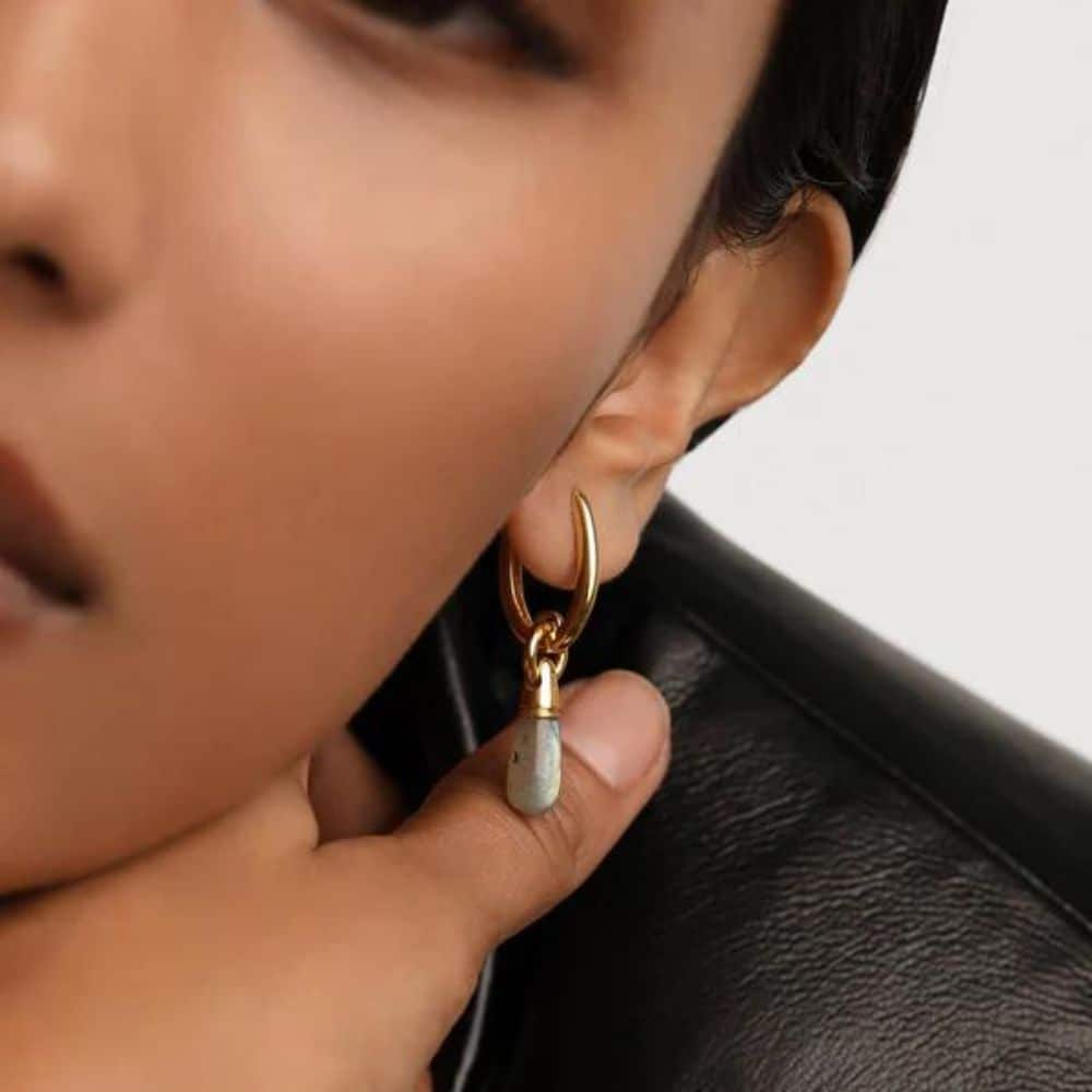 pg01-096-u orecchino a cerchio singolo labradorite