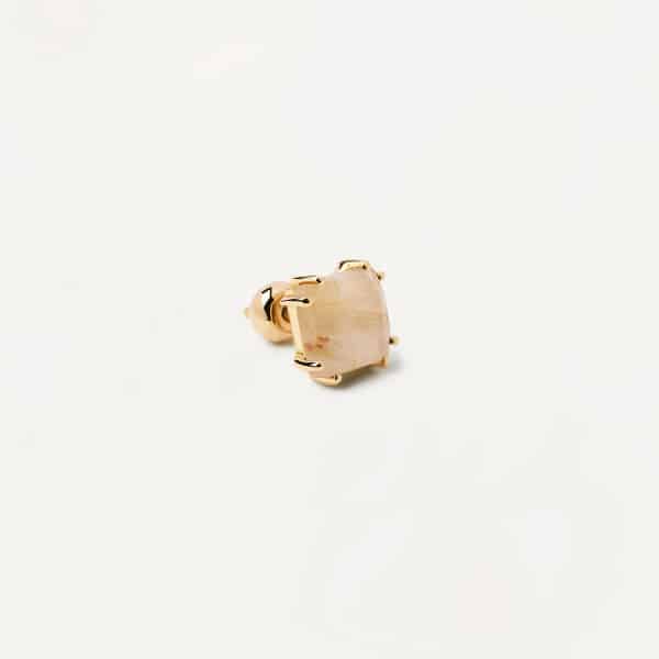 pg01-654-u Suki rutile Quartz single earrings