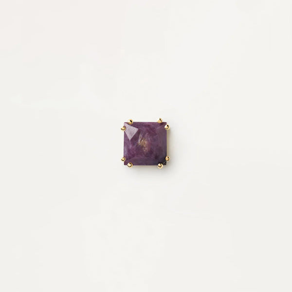 Suki charoite Single Earrings
