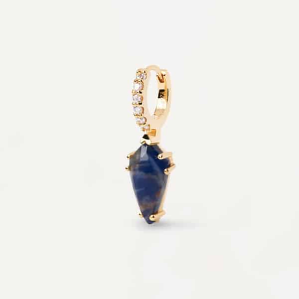 pg01-693-u Naoki sodalite single Earrings