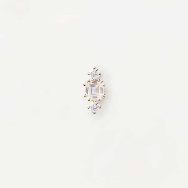 pg01-734-u Lyn Single Gold Earrings