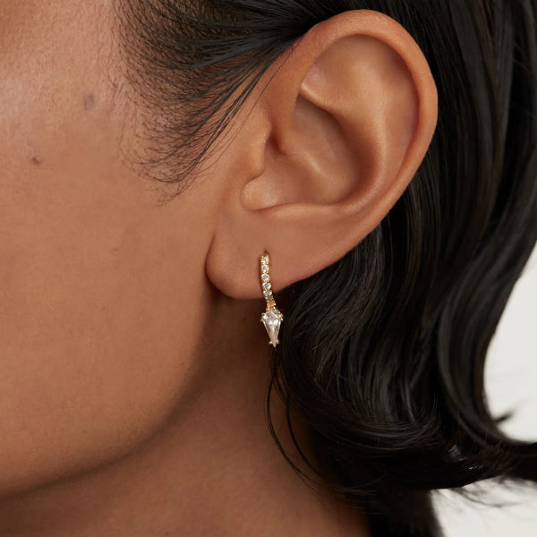 Manila Single Gold Earrings
