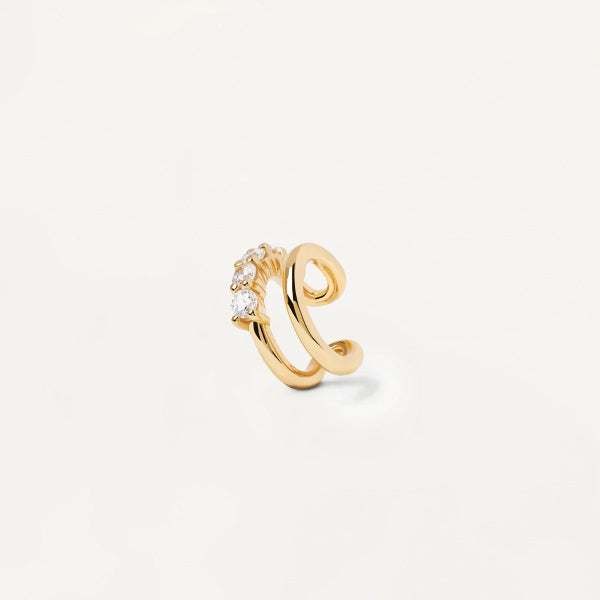 Alexia gold ear cuff