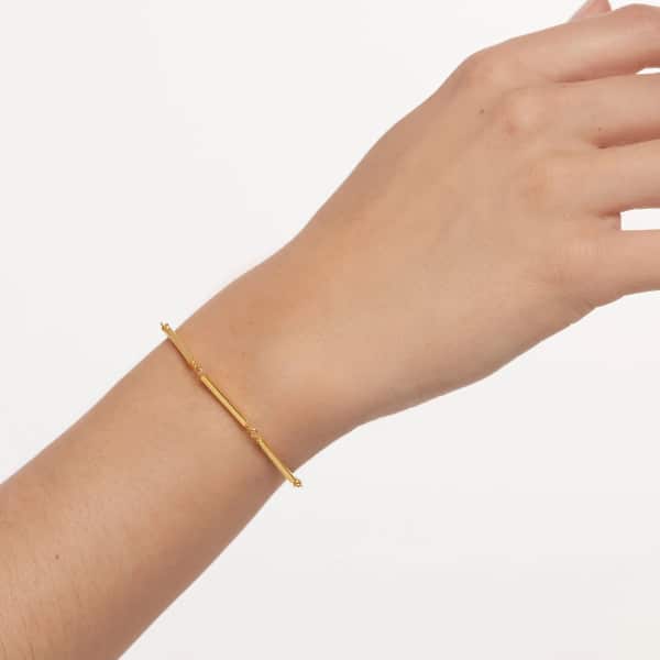 pu01-405-u Bar Chain Bracelet