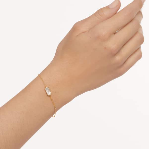 pu01-415-u Icy gold Bracelet