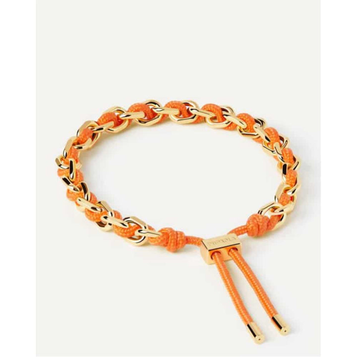 pu01-686-u pdp adjustable rope tangerine bracelet