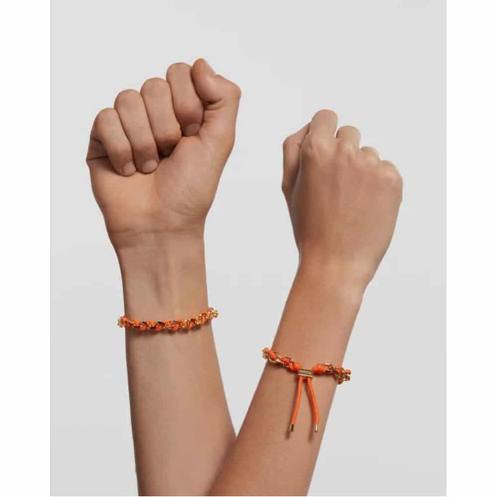 pu01-686-u pdp adjustable rope tangerine bracelet