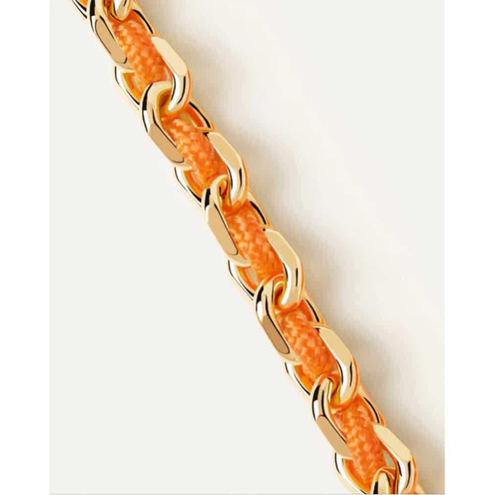 pu01-686-u pdp adjustable rope tangerine bracelet