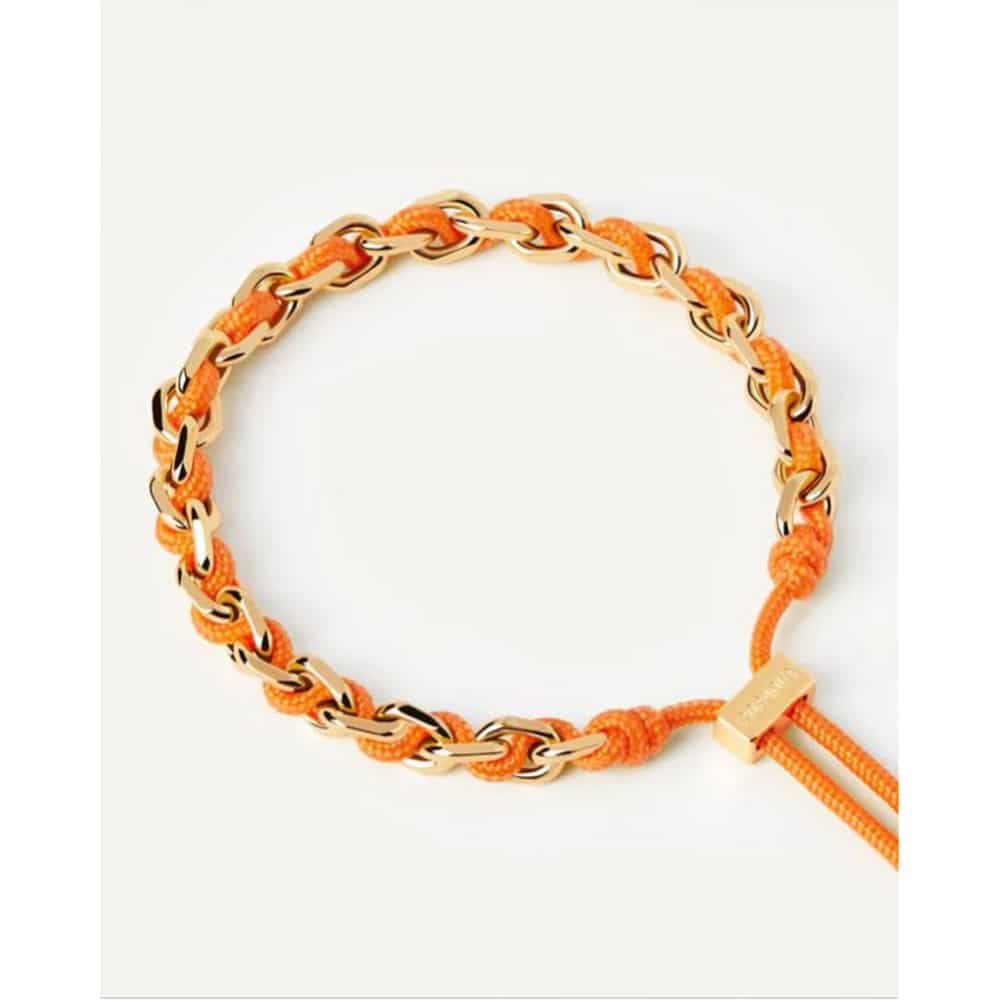 pu01-686-u pdp adjustable rope tangerine bracelet
