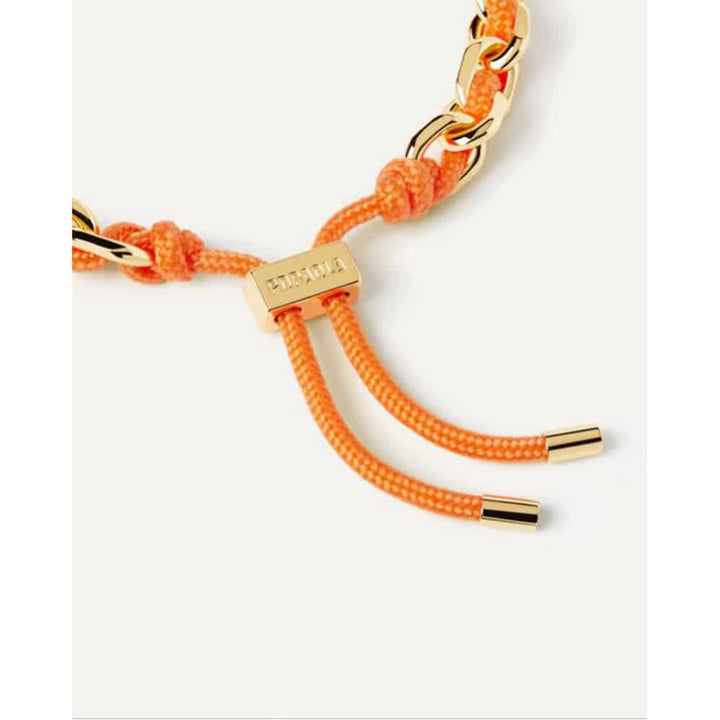 pu01-686-u pdp adjustable rope tangerine bracelet