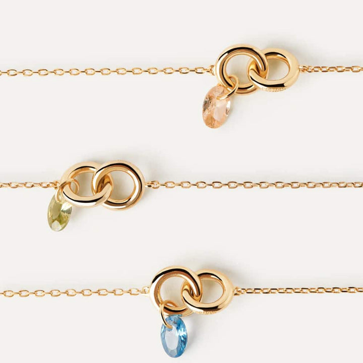 pu01-774-u blue lily gold-plated silver bracelet