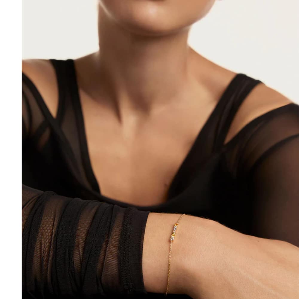 pu01-788-u rainbow gold-plated silver bracelet