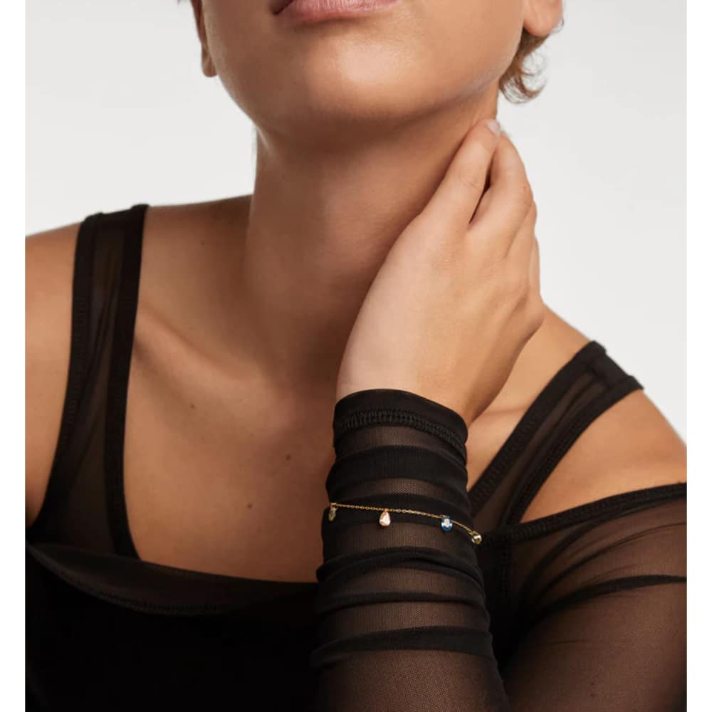 pu01-790-u bloom silver bracelet