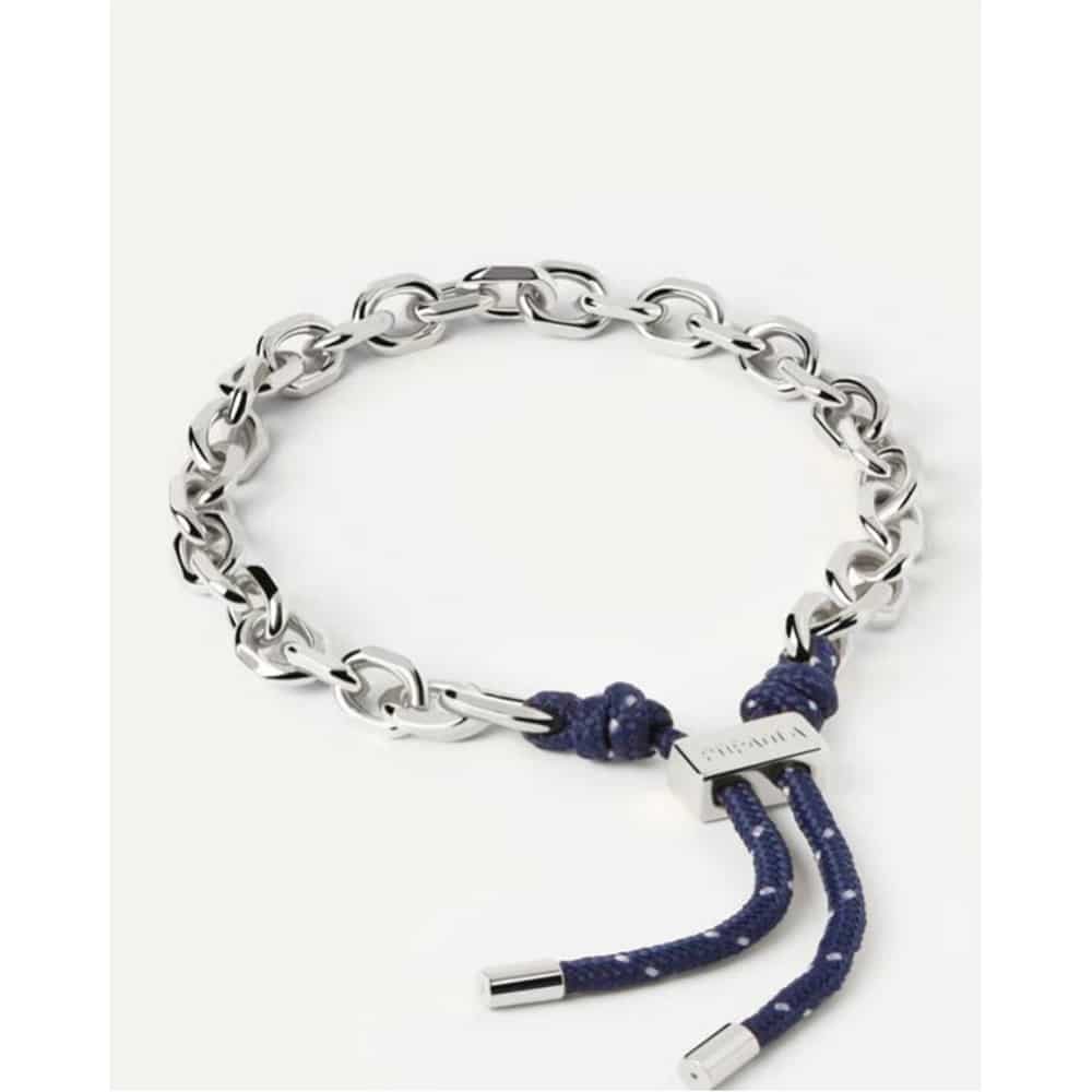 pu02-694-u pdp adjustable rope midnight silver bra