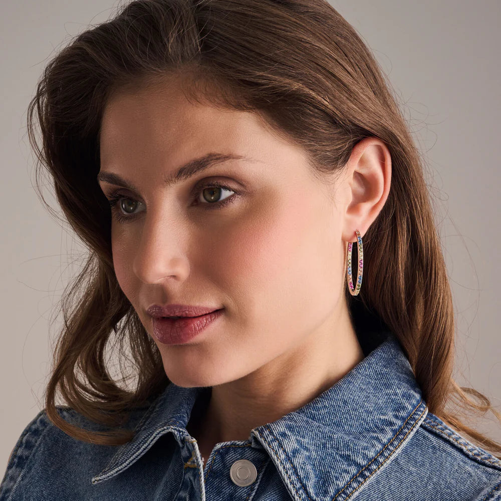 Ellisse medio earrings