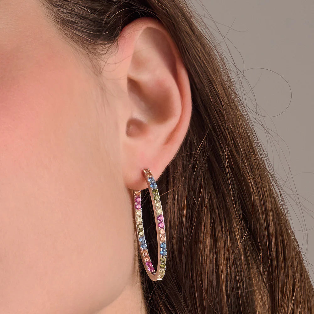 Ellisse medio earrings