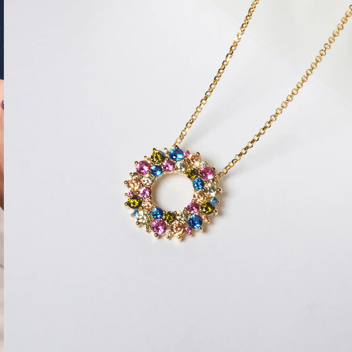 sj-n2364-xcz-yg collana livigno con zirconi colora