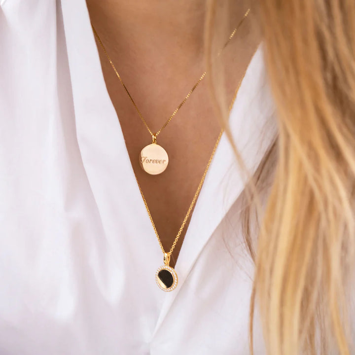 sj-p3780-cz-yg38-45 pendente follina placcato 18k