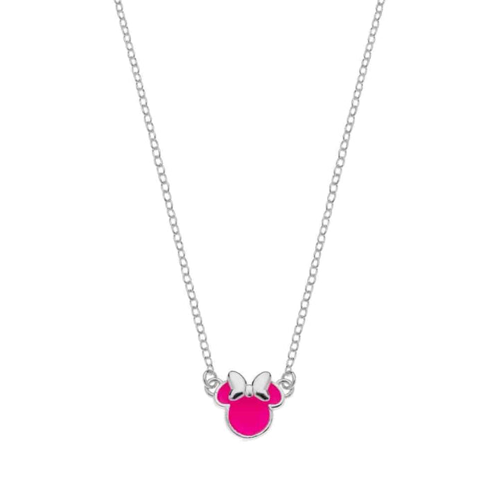 ns00039sl-157.cs Minnie Mouse silver necklace