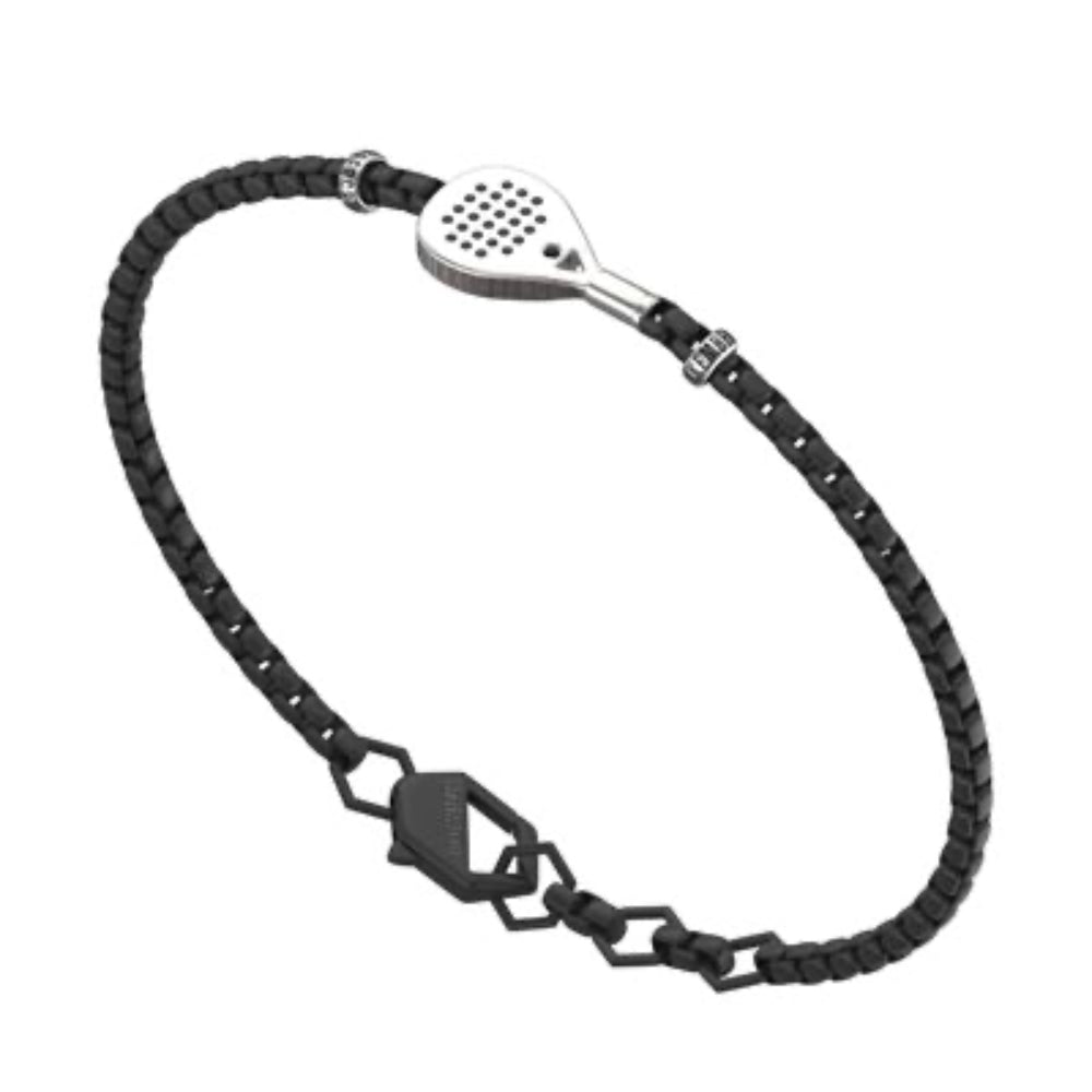 sppb02bw Steel bracelet with paddle racket