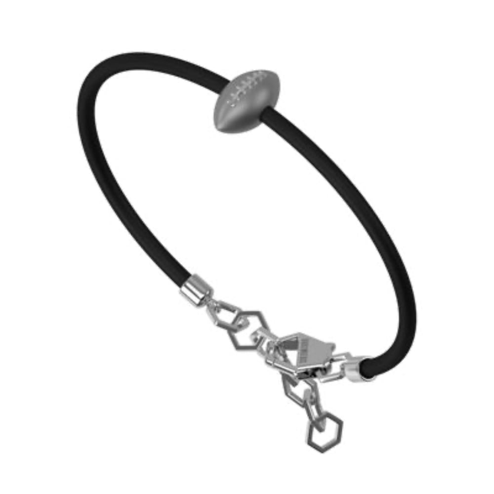 sprb01wb Rubber bracelet with rugby ball