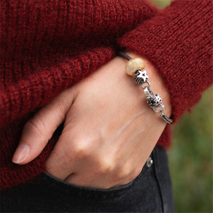 tagbe-30202 Silver wishing star bracelet