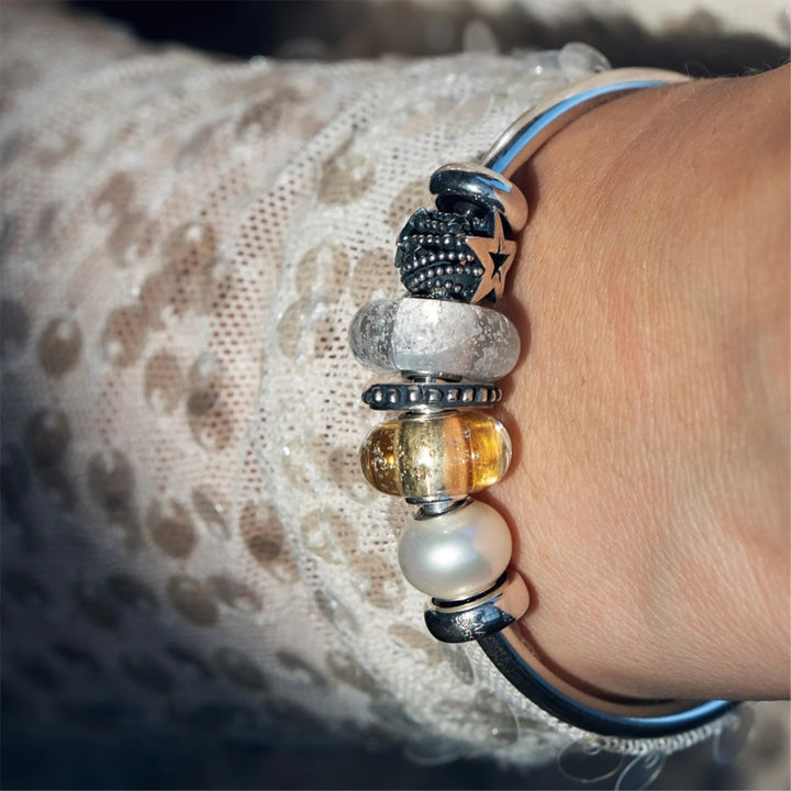 tagbe-30202 Silver wishing star bracelet