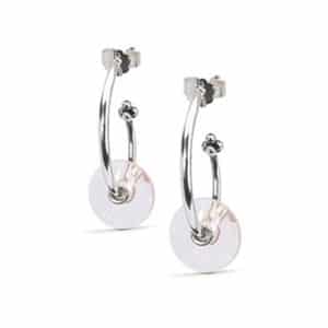 tagea-00100 Orecchini a cerchio con Bocciolo