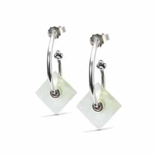 tagea-00100 Orecchini a cerchio con Bocciolo