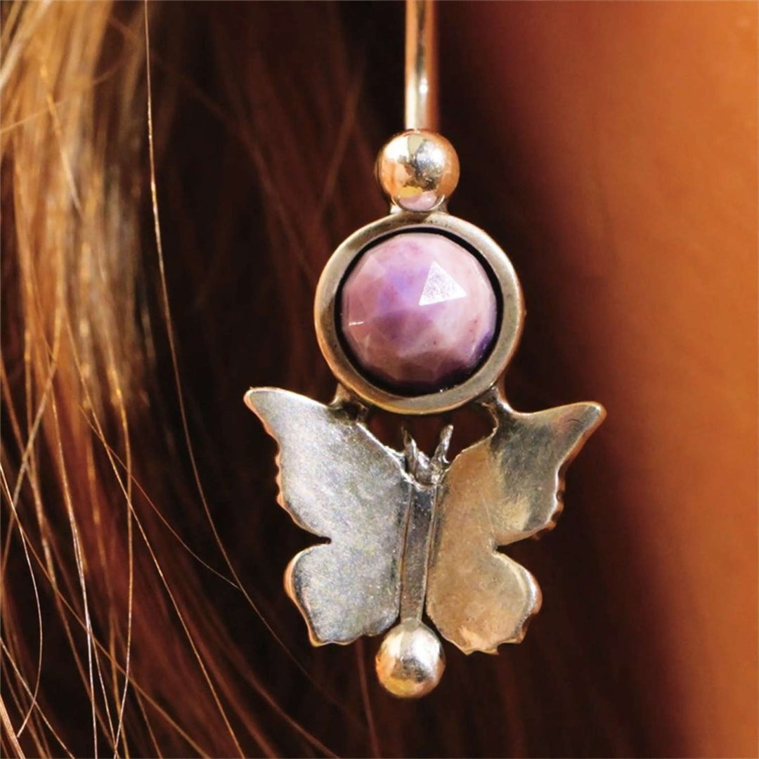 Orecchini carezza di farfalla