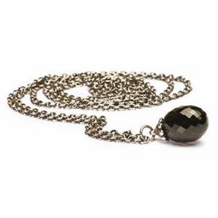 TAGFA-00003 COLLANA D'ARGENTO CON ONICE 80 CM