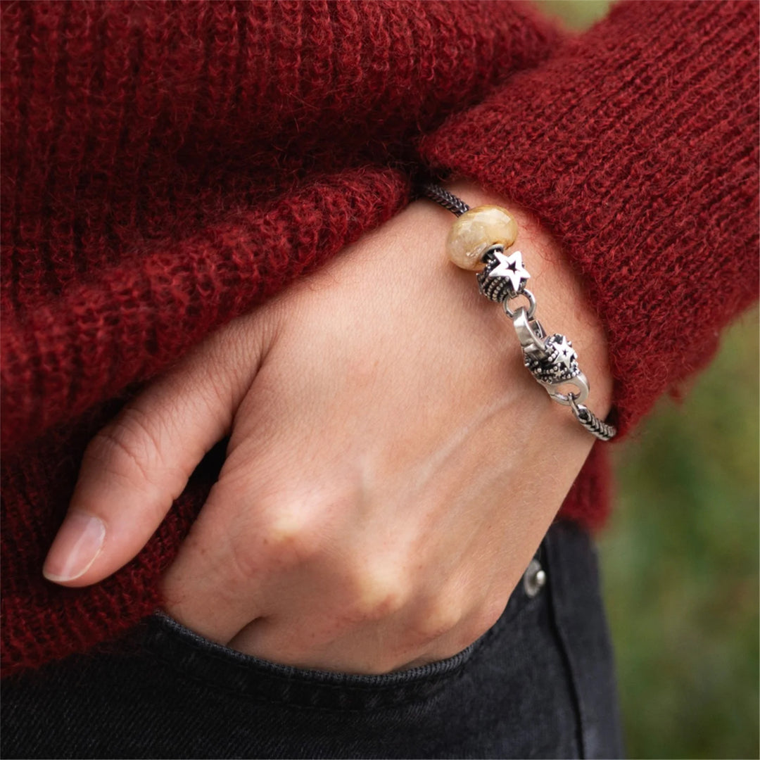 Chiusura bracciale stella dei desideri