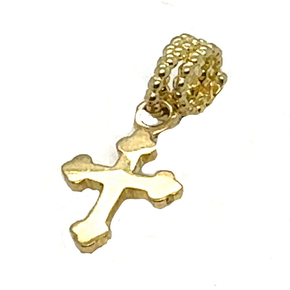 taube-00060 Gold rosary pendant