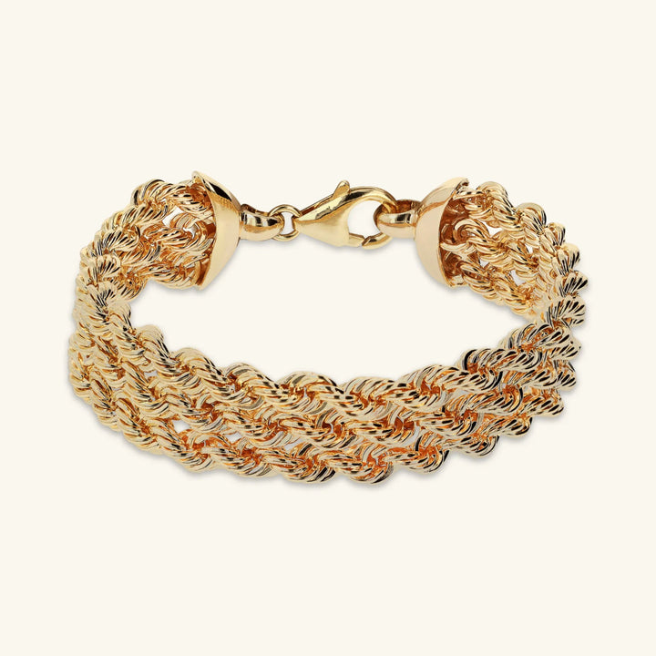 Bracciale Multifilo Maxi Catena Corda