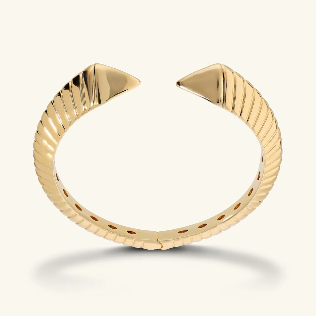 Bracciale Rigido Graduato Texture Rigata