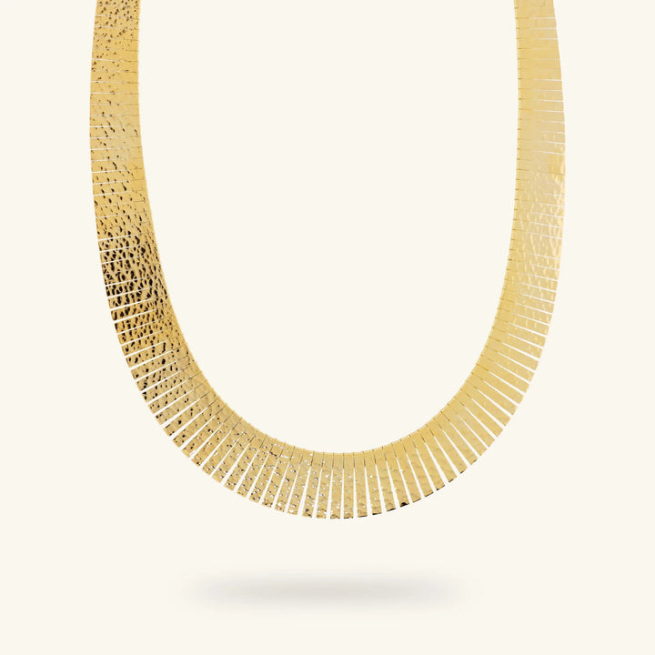 Collana Girocollo Cleopatra Martellata