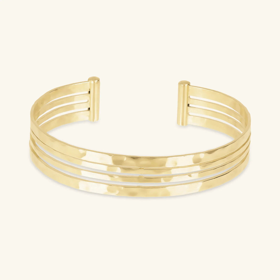 Bracciale Rigido Multifilo Martellato